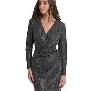 long sleeve dark blue dress Lukea Long Sleeve Mini Dress | Navy | Womens
